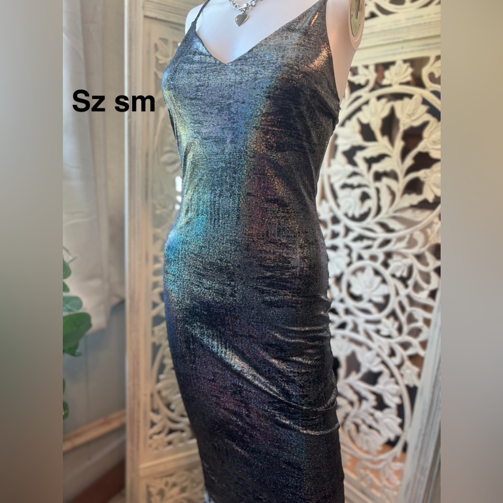 Elegant Metallic Dress